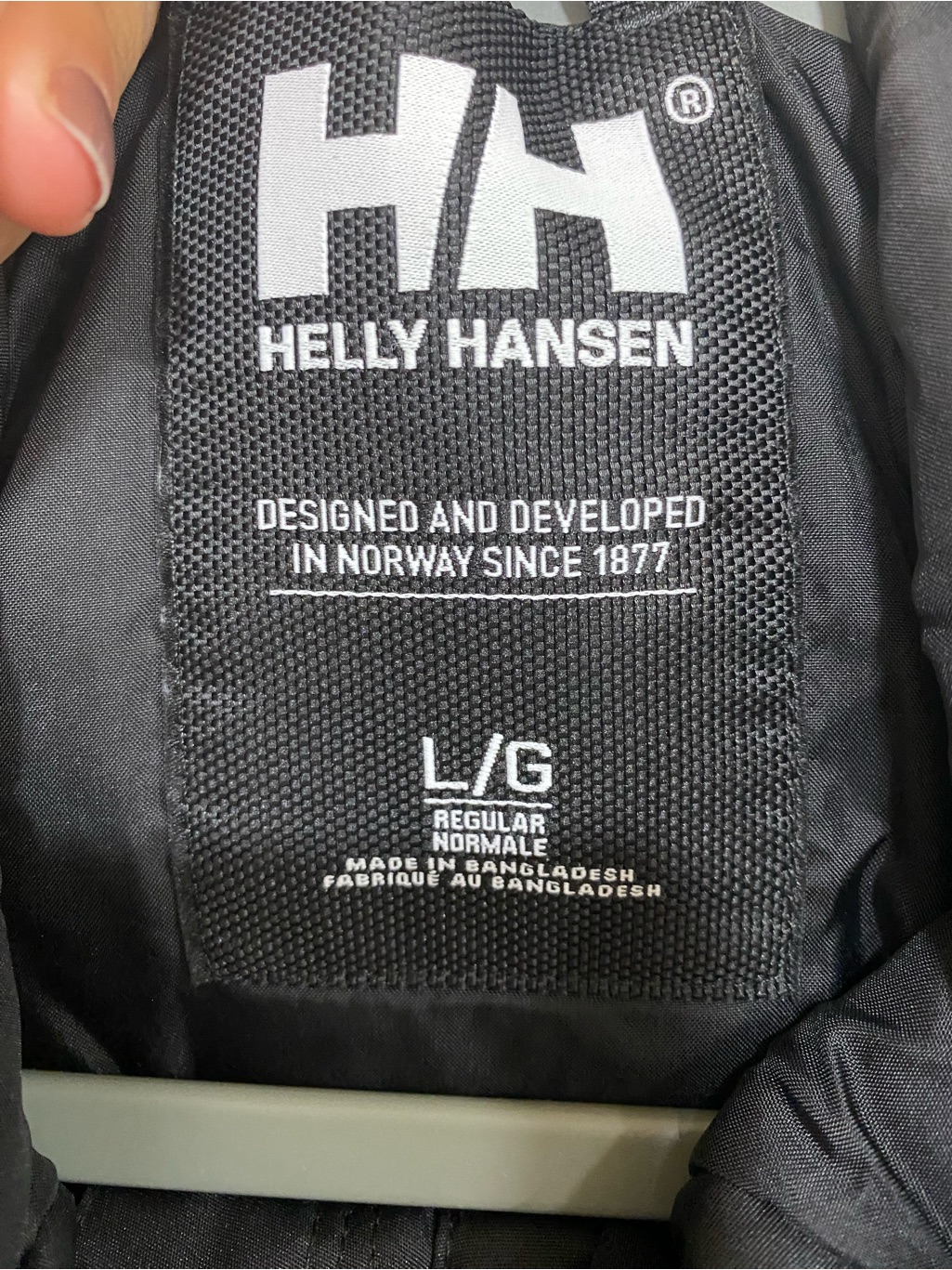 Helly Hansen Classic Insulated Trench Coat Black Large Nwot — image 6 of 8